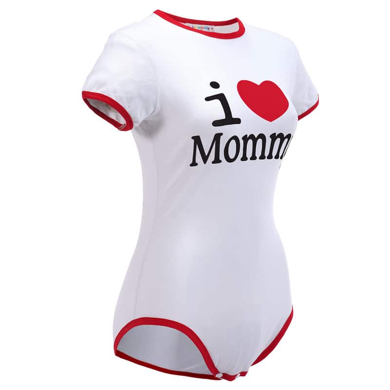 I❤Mommy Red Onesie Bodysuit
