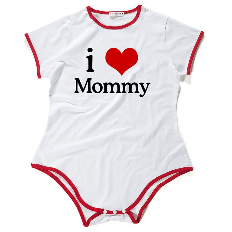 I❤Mommy Red Onesie Bodysuit