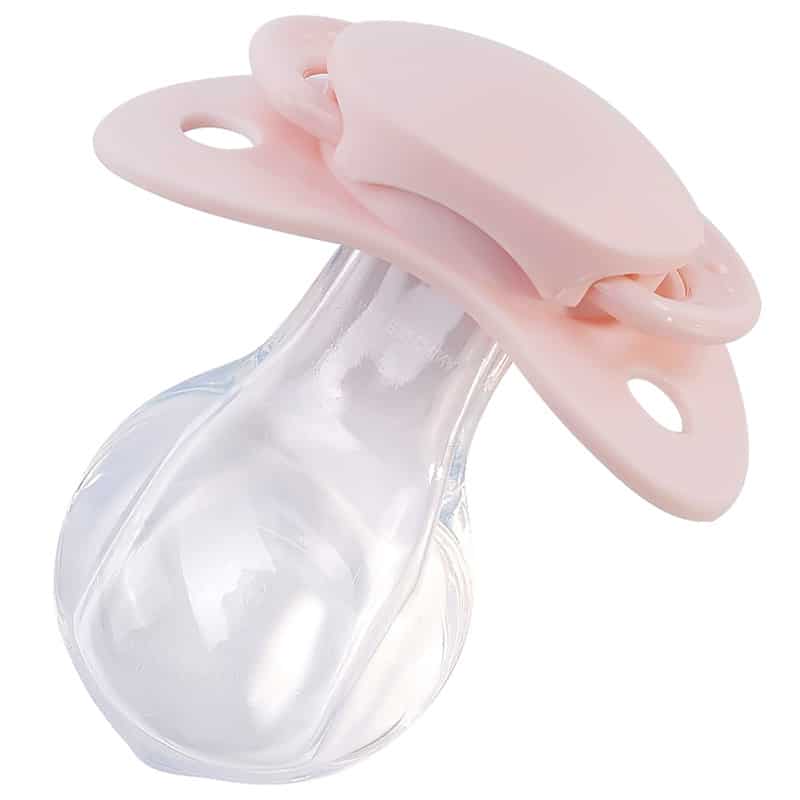 LB-P01-Pink-20210423 (5) SmallShield Adult Sized Pink Pacifier