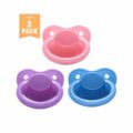 Generation 1 Adult Sized Pacifier 3 Pack-Pink, Purple, Blue
