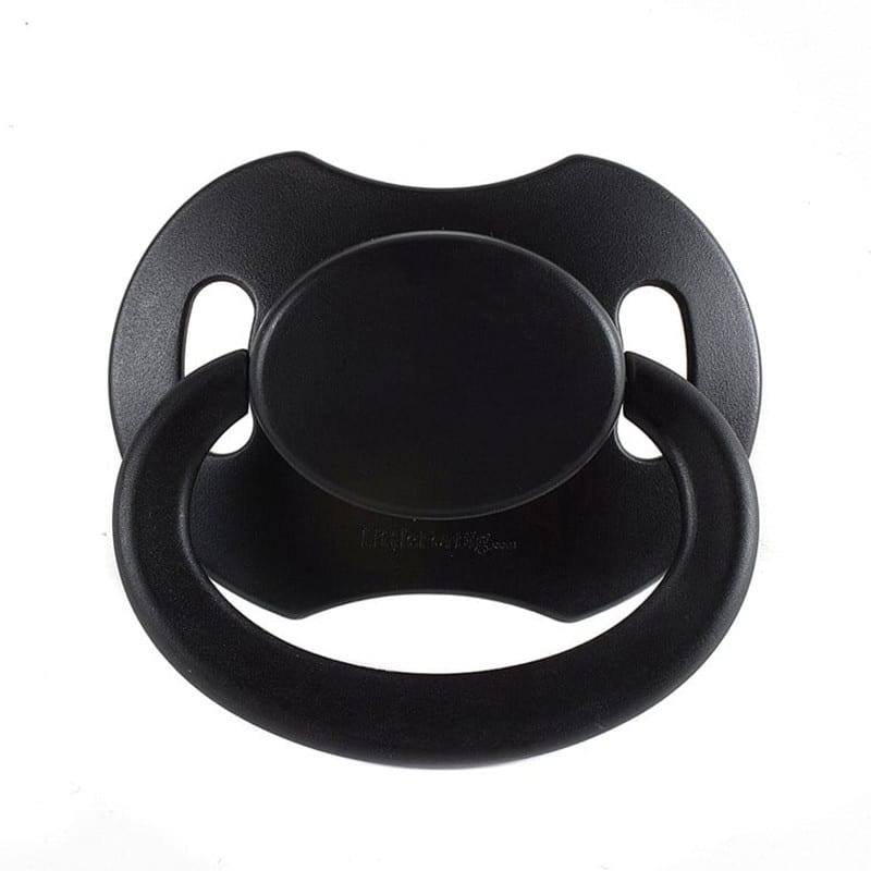 GEN-II Adult Sized Black Pacifier - LittleForBig Cute & Sexy Products