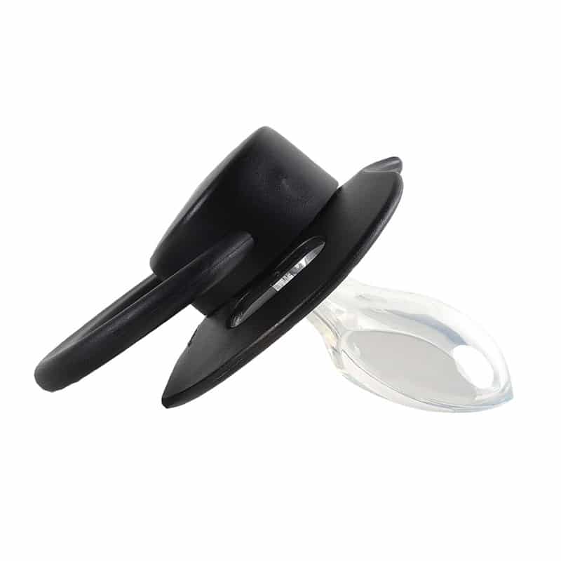 LB-P88-Black57 GEN-II Adult Sized Pacifier 3 Pack- Green Black White