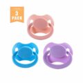 LB-P88-S301-2019 GEN-II Adult Sized Pacifier 3 Pack- Pink Blue Lavender