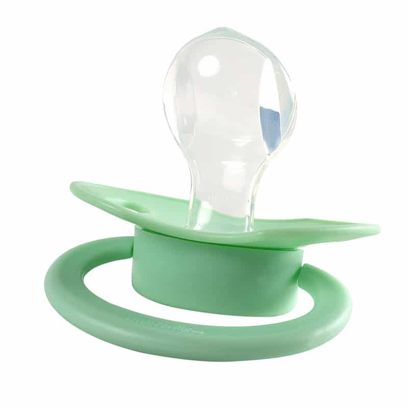 LB-P88G47 GEN-II Adult Sized Pacifier 3 Pack- Green Black White