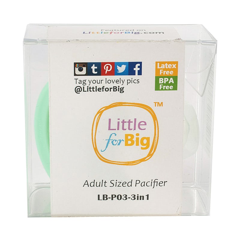 LB-P88G5 GEN-II Adult Sized Green Pacifier