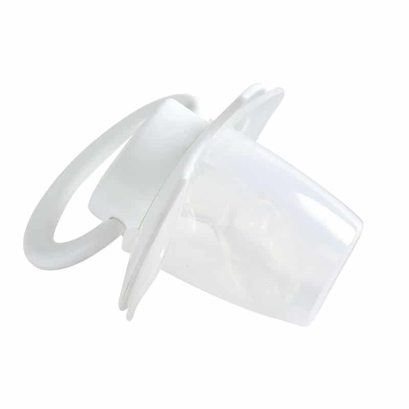 LB-P88W38 GEN-II Adult Sized White Pacifier