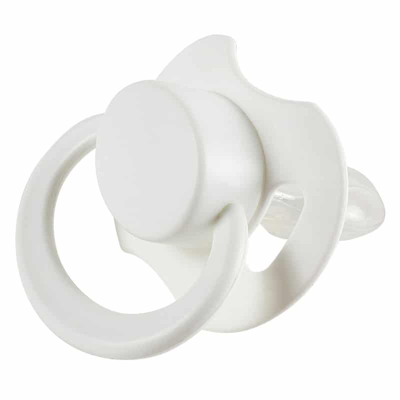 LB-P88W67 GEN-II Adult Sized White Pacifier