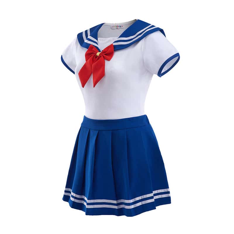 Cosplay Magical Onesie SailorBlue Skirt Set