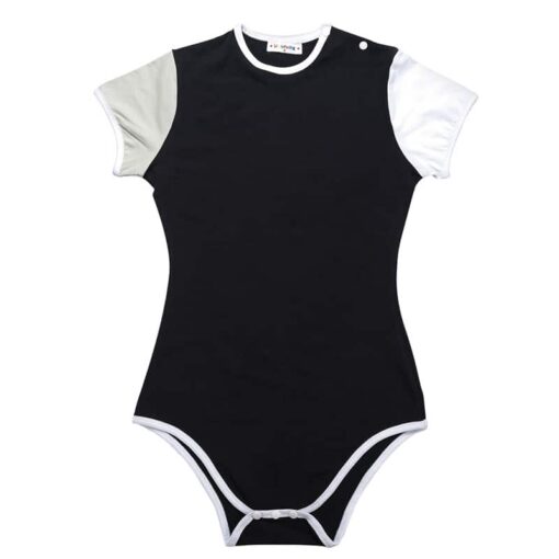 Color Block Black Onesie Bodysuit LittleForBig Cute & Sexy Products