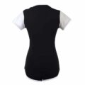 Color Block Black Onesie Bodysuit