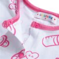 Nursery Front Snap Pink Onesie Bodysuit
