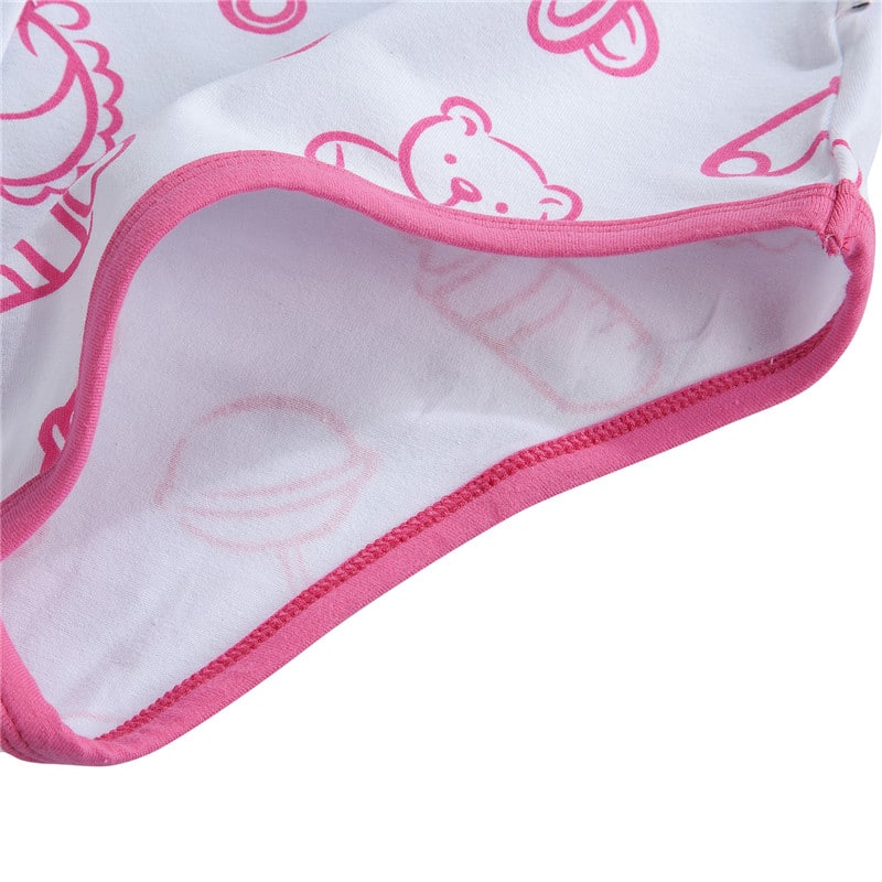 Nursery Front Snap Pink Onesie Bodysuit