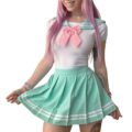Cosplay Magical Onesie Mint-green Set