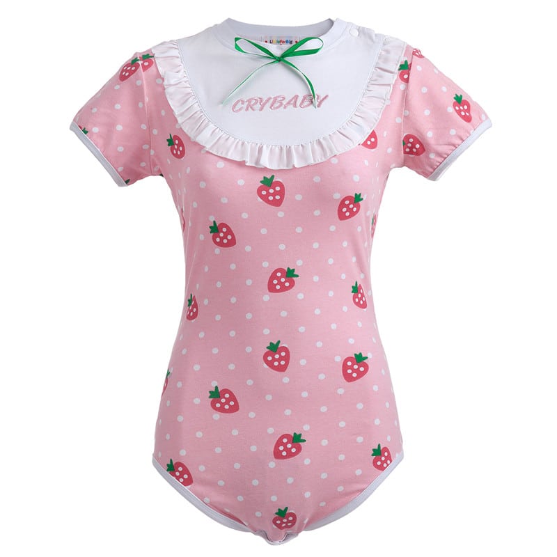 Strawberry Crybaby Onesie Bodysuit