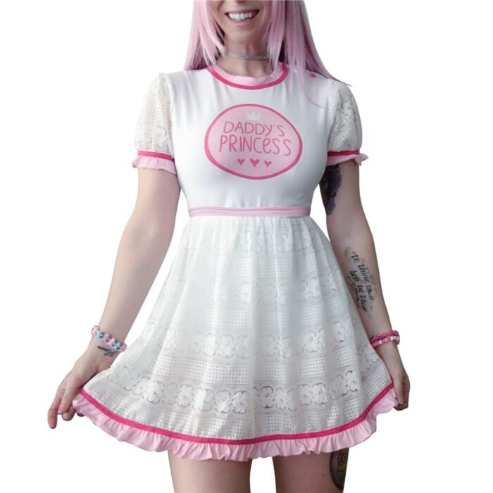 Daddy’s Princess Lacy Dress - LittleForBig Cute & Sexy Products