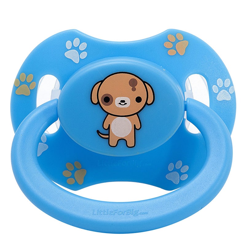 Kitty Pink & Puppy Blue Printed Pacifier Set