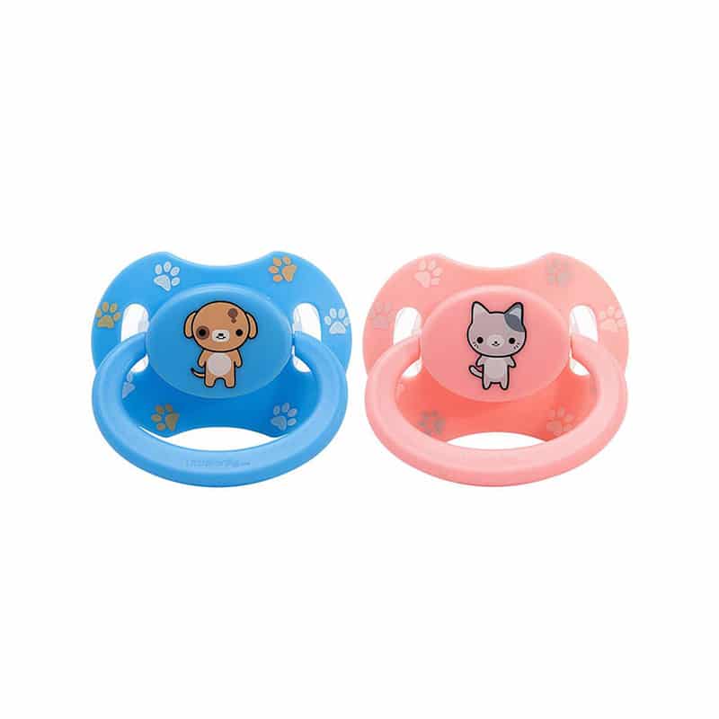 Candy Gloss Pacifiers-Blue & Purple set - LittleForBig Cute & Sexy Products