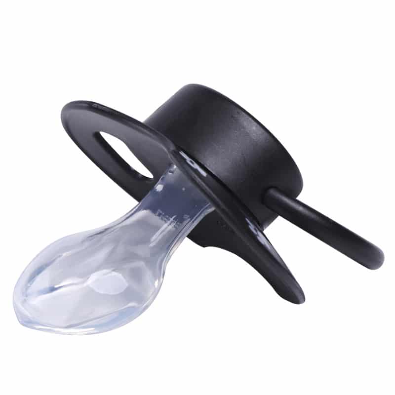 Kitty black & Puppy White Printed Pacifier Set