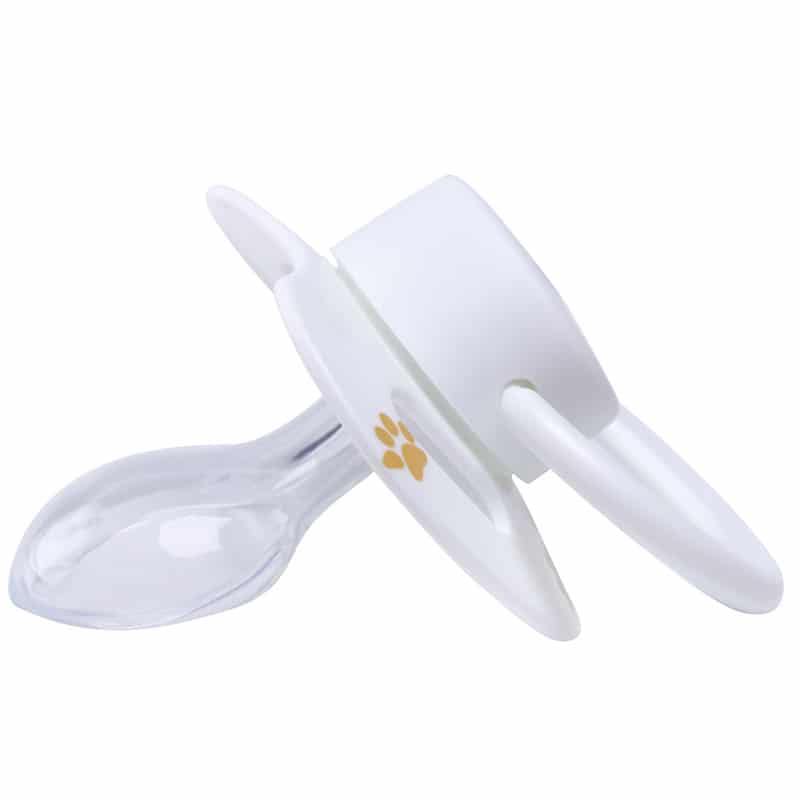 Kitty black & Puppy White Printed Pacifier Set