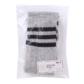 School Girl Knee High Socks- Grey & Black