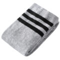 School Girl Knee High Socks- Grey & Black