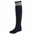 School Girl Knee High Socks- White & Navy