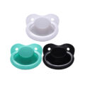 LB-P31-S302 Generation 1 Adult Sized Pacifier 3 Pack-White, Green, Black