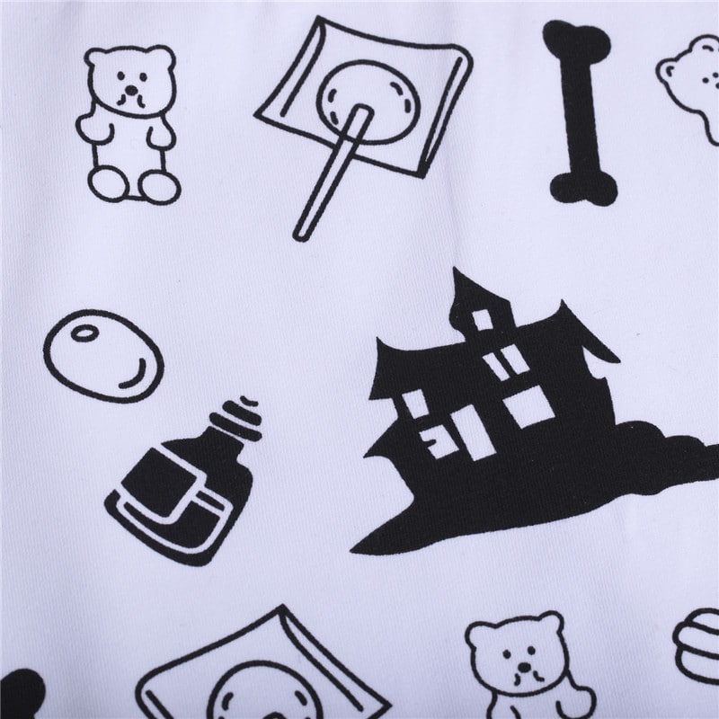 Green Dinosaurs & Halloween17 Bib Set