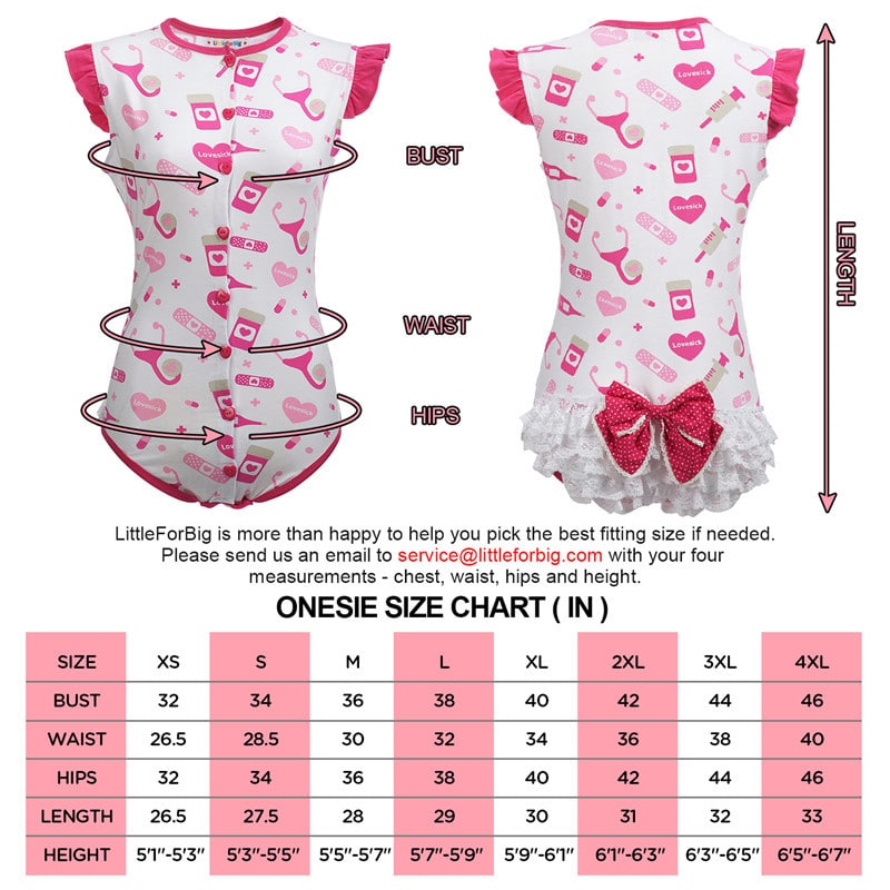 Lovesick Front Snap Onesie Bodysuit