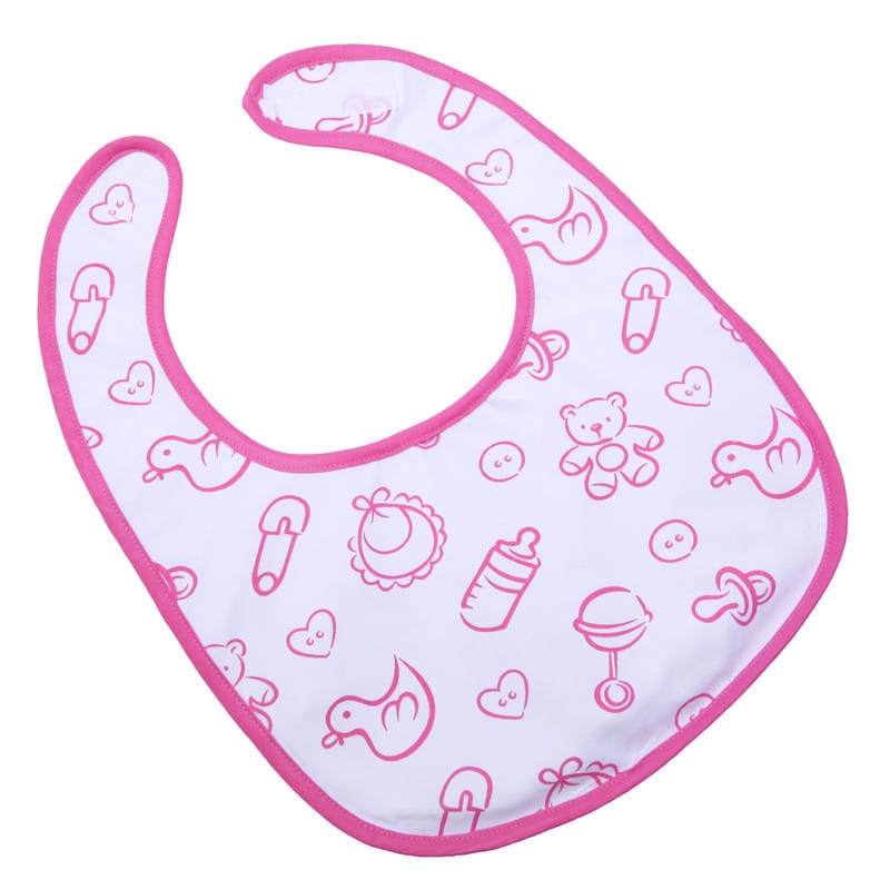 Nursery Pink&Blue Bib Set