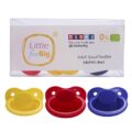 Generation 1 Adult Sized Pacifier 3 Pack-DarkBlue,Yellow,Red