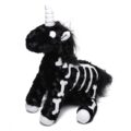 Littleforbig Uniskelly Skeleton Unicorn Stuffed Animal Plush Shoulder Bag Purse