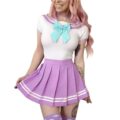 Cosplay Magical Onesie Purple set