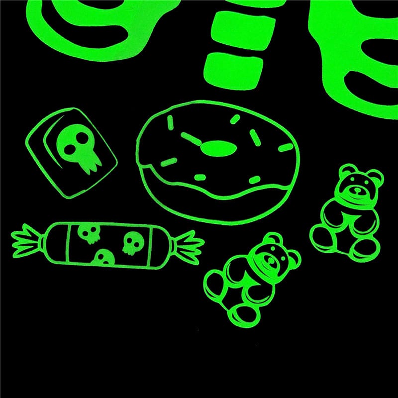 Sweet Reaper Night-Glow Hoodie Onesie Bodysuit