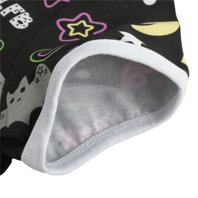 Trick or Treat Night-Glow Hoodie Onesie Bodysuit