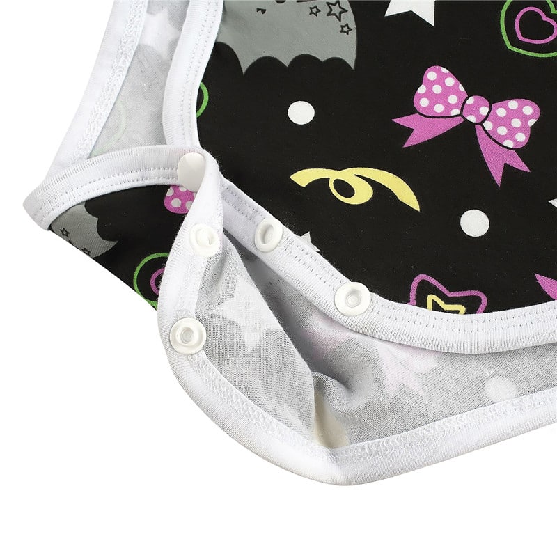 Trick or Treat Night-Glow Hoodie Onesie Bodysuit