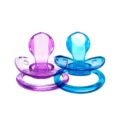 Candy Gloss Pacifiers-Blue & Purple set