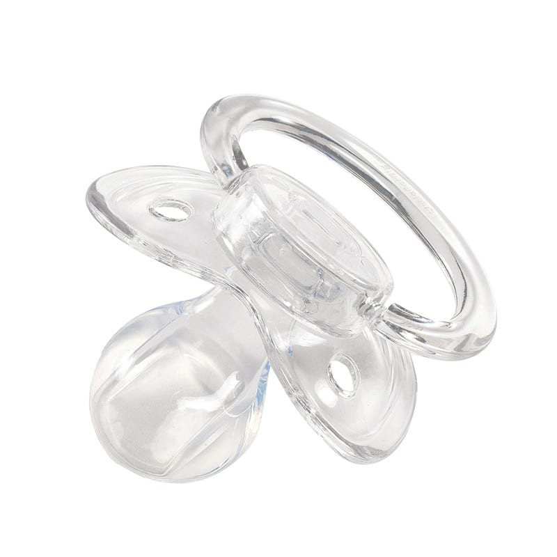 Candy Gloss Pacifiers-Black & Crystal set