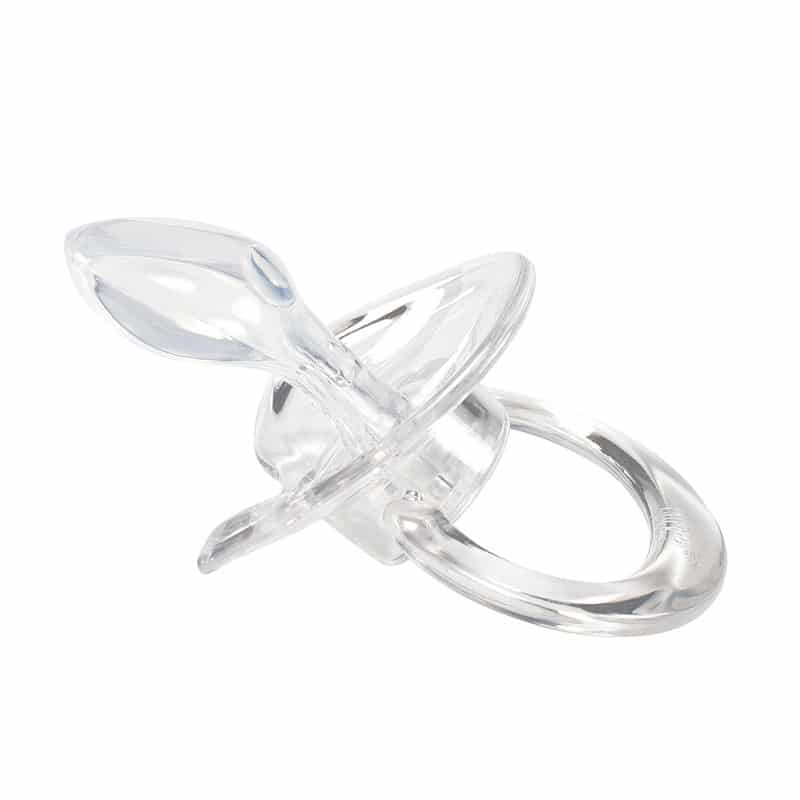 Candy Gloss Pacifiers-Black & Crystal set