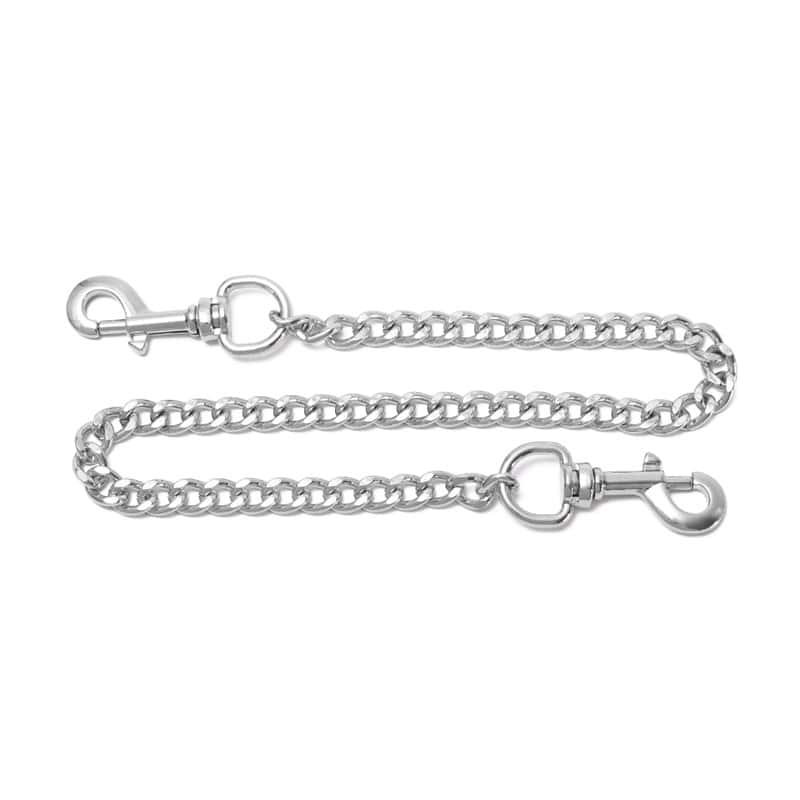 Prettybows Soft Lamb Leather Ankle Cuffs Set – Pink/White Leather & Silver Alloy