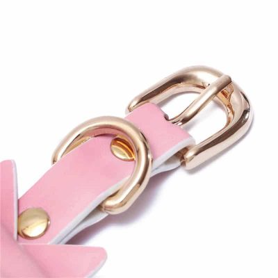 Prettybows Soft Lamb Leather Wrist Ankle Cuffs & Collar Leash Set ...