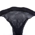 High Waist Tights Fishnet Mesh Net Stockings 3 Pairs-Black