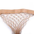High Waist Tights Fishnet Mesh Net Stockings 3 Pairs-Nude