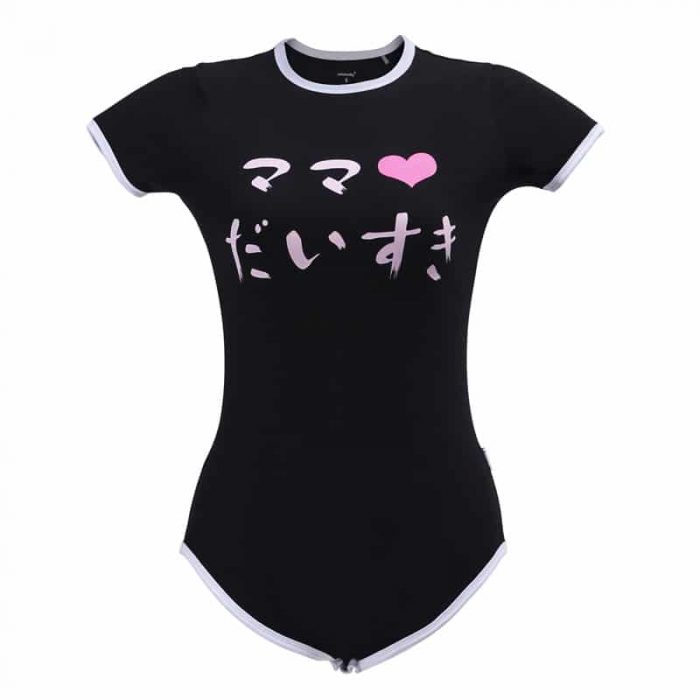 I Mommy Black Onesie Bodysuit Littleforbig Cute And Sexy Products 