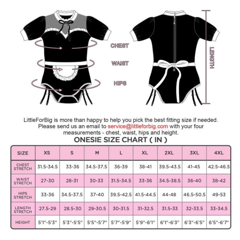 Maid Suit Onesie - LittleForBig Cute & Sexy Products