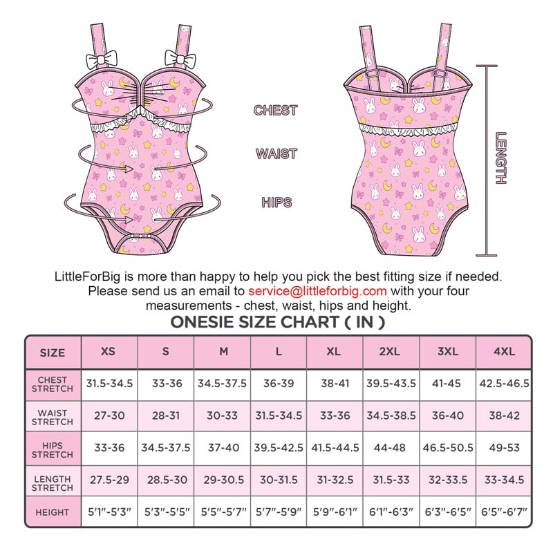 Usagi Moon Onesie-Pink