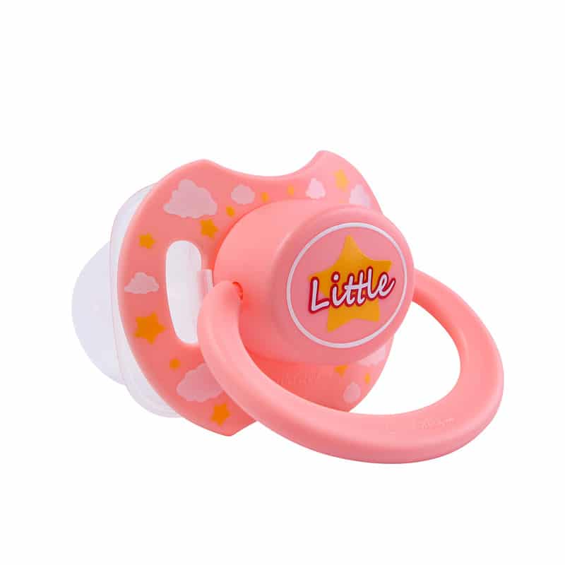 Pink Little & Lavender Monster Pacifier Set