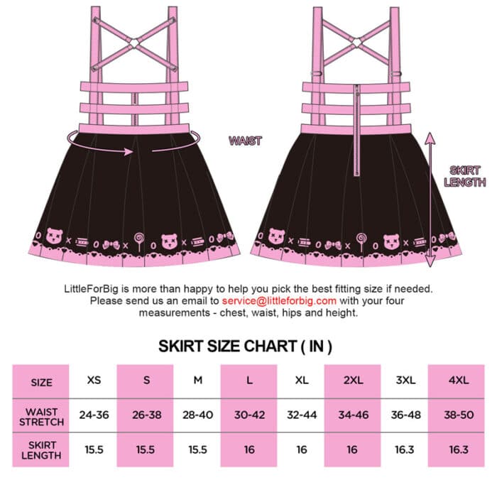 Bondage Teddy Bear Jumper Skirt - LittleForBig Cute & Sexy Products