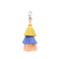 Colorful Boho Pom Pom Tassel Bag Charm Key Chain