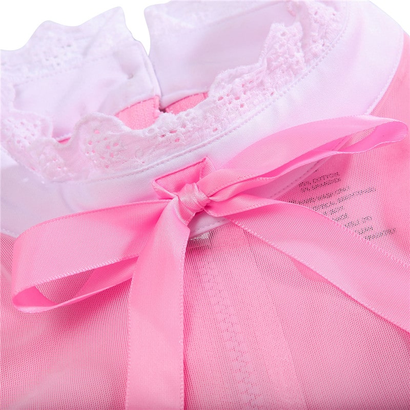 Maid Suit Onesie-Pink